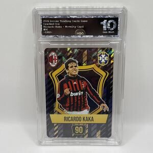 Ricardo Kaka - Holo Foil Soccer Card 2024 Grass Games - Graded 10 - AC Milan!